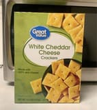 Great Value White Cheddar Cheese Crackers