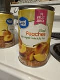 Great Value Sliced Peaches