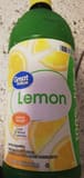 Great Value Lemon 100% Juice