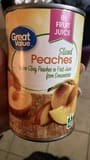 Great Value Sliced Peaches