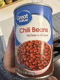 Great Value Chili beans, small red beans in chili sauce