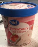 Great Value Strawberry Ice Cream