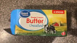 Great Value Sweet Cream Butter Unsalted