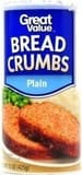 Great Value Plain Bread Crumbs