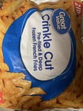 Great Value Crinkle Cut Pre-fried & Deep Frozen French Fries
