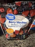Great Value Berry Medley Blackberries, Blueberries, Strawberries and Raspberries