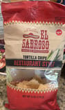 El Sabroso Tortilla chips restaurant style