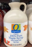 O Organics Organic 100% Pure Maple Syrup Grade A Amber color Rich taste