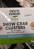 Open Nature Wild Caught Snow Crab Clusters
