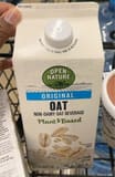 Open Nature Oat milk