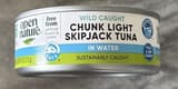 Open nature Wild Caught Chunk Light Skipjack tuna in water Kitalie