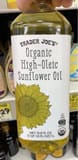 Trader Joe's Organic high-oleic sunflower oil