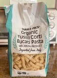 Trader Joe's Organic Fusilli Corti Bucati Pasta