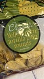 Trader Joe's Organic Yellow corn tortilla chip rounds