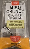 Trader Joe's Miso Crunch Chopped Salad Kit