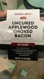 Trader Joe's Uncured Applewood Smoked Bacon