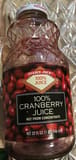 Trader Joe's 100% Cranberry Juice