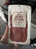 Trader Joe's sliced UNCURED PEPPERONI