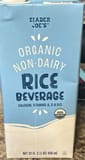 Trader Joe's Organic Non-Dairy Rice Beverage
