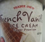Trader Joe's French Vanilla Ice Cream Super Premium