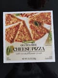 Trader Joe's GLUTEN FREE CHEESE PIZZA with a cauliflower crust