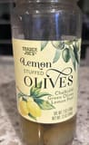 Trader Joe's Lemon Stuffed Olives Chalkidiki Green Olives & Lemon Peel