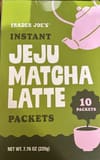 Trader Joe's Instant Jeju Matcha Latte