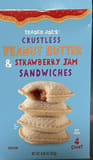 Trader Joe's Crustless Peanut Butter & Strawberry Jam Sandwiches