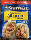Starkist Albacore white tuna in water pouch