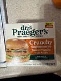 Dr. Praeger's Crunchy Southwestern Sweet Potato Veggie Burgers