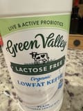 Green Valley Organic Kefir Lowfat Plain