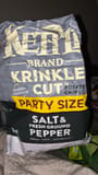 Kettle Potato Chips Krinkle Cut Salt & Fresh Ground Pepper