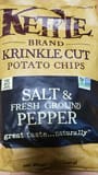 Kettle Potato Chips Krinkle Cut Salt & Fresh Ground Pepper