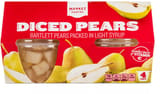 Market Pantry Diced Pears In Light Syrup Fruit Cups