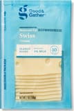 Good & Gather Swiss Classic Reduced Fat Cheese