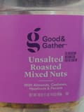 Good & Gather Unsalted Roasted Mixed Nuts