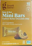 Good & Gather Date & Nut Cashew Butter Chocolate Chip Mini Bars