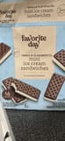Favorite Day Vanilla-Flavored Mini Ice Cream Sandwiches