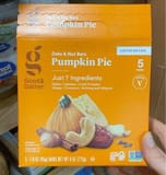 Good & Gather Date and nut pumpkin pie bar
