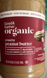 Good & Gather Organic Creamy Peanut Butter