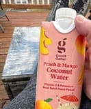 Good & Gather Peach & Mango Coconut water