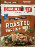 Bumble Bee Wild Caught Tuna Seasoned with Roasted Garlic & Herb