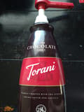 Torani Dark chocolate sauce torani