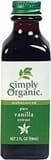 Simply organic pure Madagascar vanilla extract