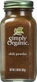 Simply Organic Chili powder certified organic
