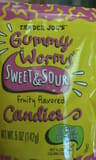 Trader Joe's Gummy Worms Sweet & Sour Fruity Flavored Candies