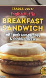 Trader Joe's English Muffin Breakfast Sandwich