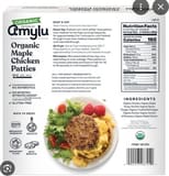 Amylu Organic Maple Chicken Patties