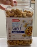 Brookshire's Roasted salted Whole Cashews