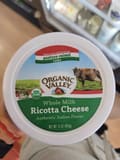 CROPP Cooperative Organic Valley Ricotta Cheese